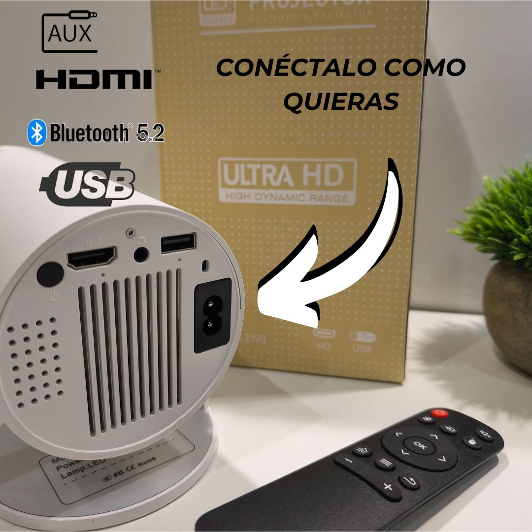 Mini Proyector portátil 4k Android 11 UHD